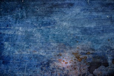 Eski mavi çizilmiş arka plan.