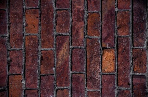 Textura de pared de ladrillo rojo viejo —  Fotos de Stock