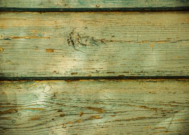 Rustik tarzda eski açık yeşil ahşap arka plan/doku.  