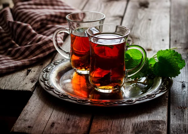 Tea menta, az Arab stílusban — Stock Fotó
