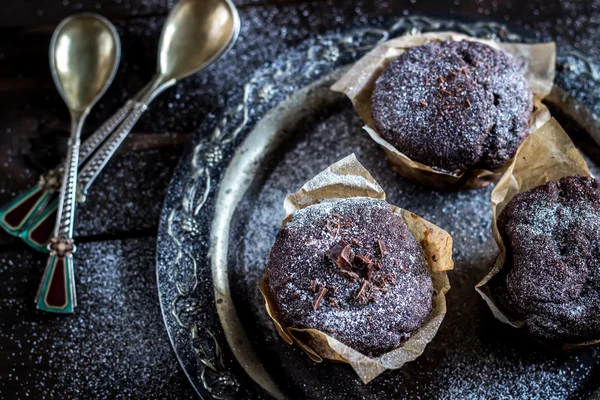 Muffin al cioccolato — Foto Stock