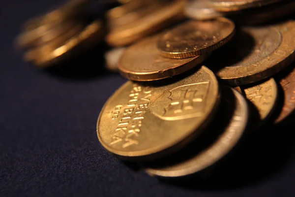 Madeni para koleksiyonu makro