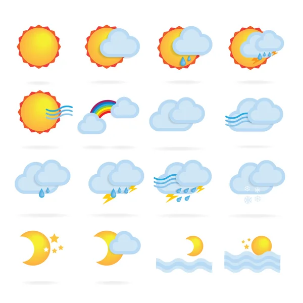 Weather icon vector — Stock Vector