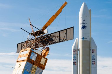 Fransa 'nın Toulouse kentindeki Cit de l' Espace uzay tema parkı; 