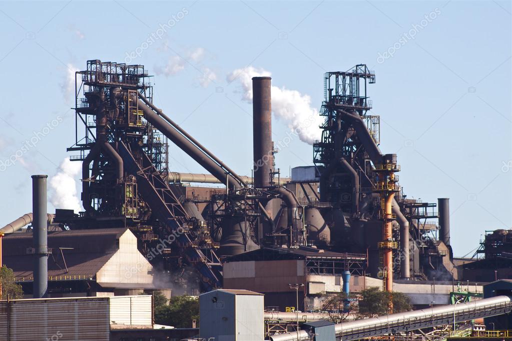 Steel mill Stock Photo by ©KrisChristiaens 55721737
