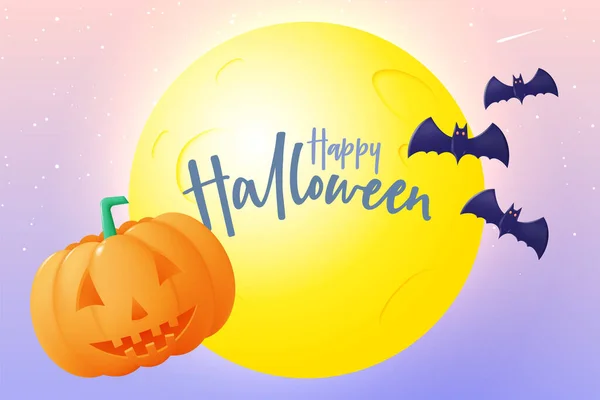 Glad Halloween Säsong Försäljning Banner Färgglada Bakgrund Vektor Illustration — Stock vektor