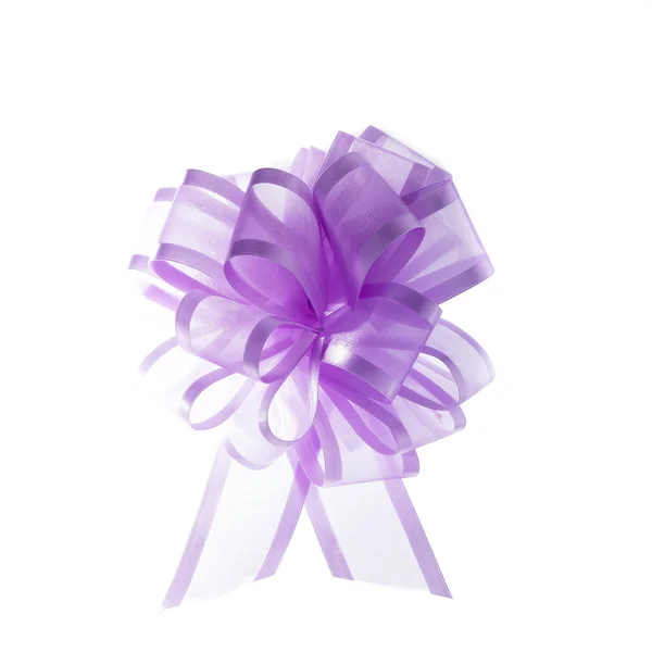 Purple bow — Stock Photo, Image