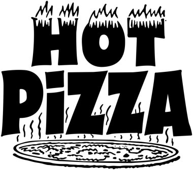 Sıcak Pizza afiş