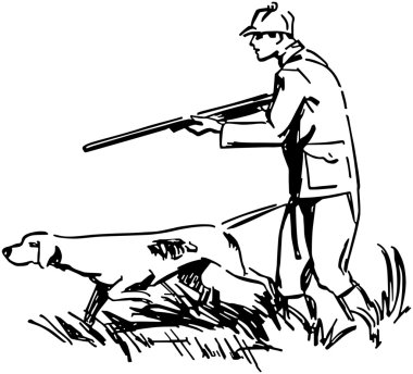avcı ile köpek