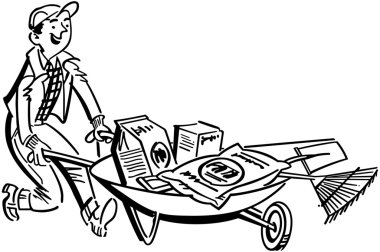 Bahçe malzemeleri adamla