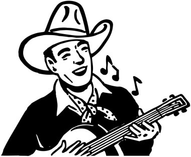 kovboy gitar çalmak