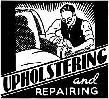 Upholstering clipart