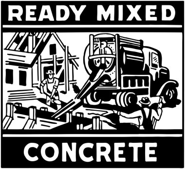 Ready Mixed Concrete clipart
