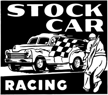 Stock Car Racing clipart