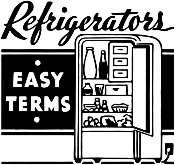 Refrigeradores — Vector de stock