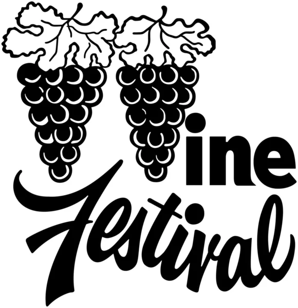 Bannière de festival du vin — Image vectorielle