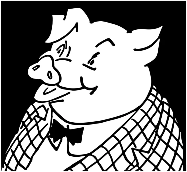 Corporate Pig — Stockvector