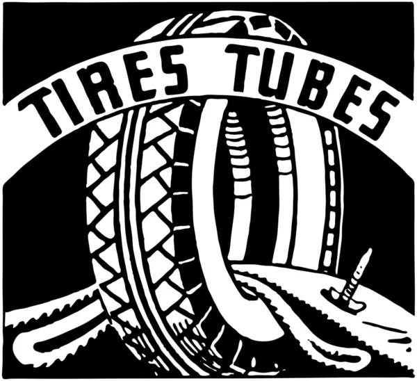Tubes de pneus — Image vectorielle