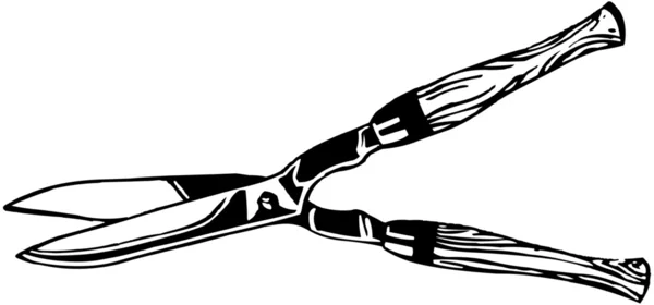 Cisailles rétro — Image vectorielle