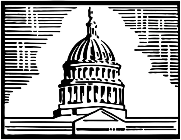 Capitol Building — Stock Vector