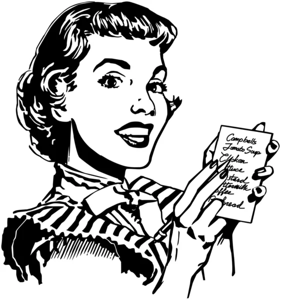 Alışveriş listesini bayanla