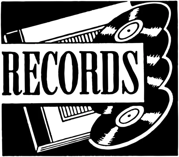 Records — Stock Vector