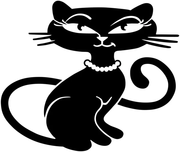 Retro Kitty — Stockový vektor