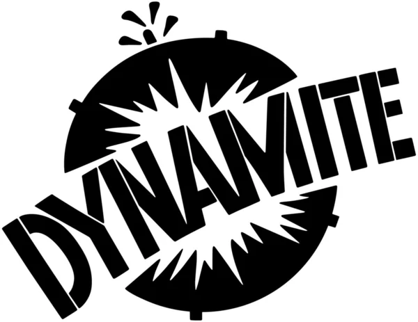 Dynamite Banner — Stock Vector