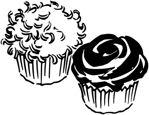 Cupcakes — Stock Vector