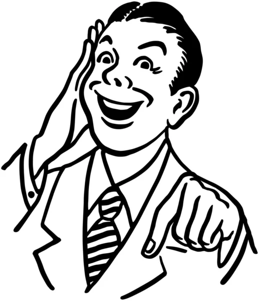 Adam işaret eden bir sağ ele düştü