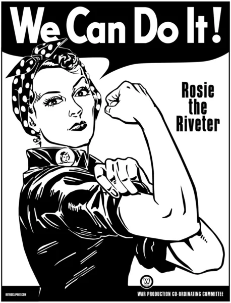 Rosie il rivettatore Vettoriale Stock