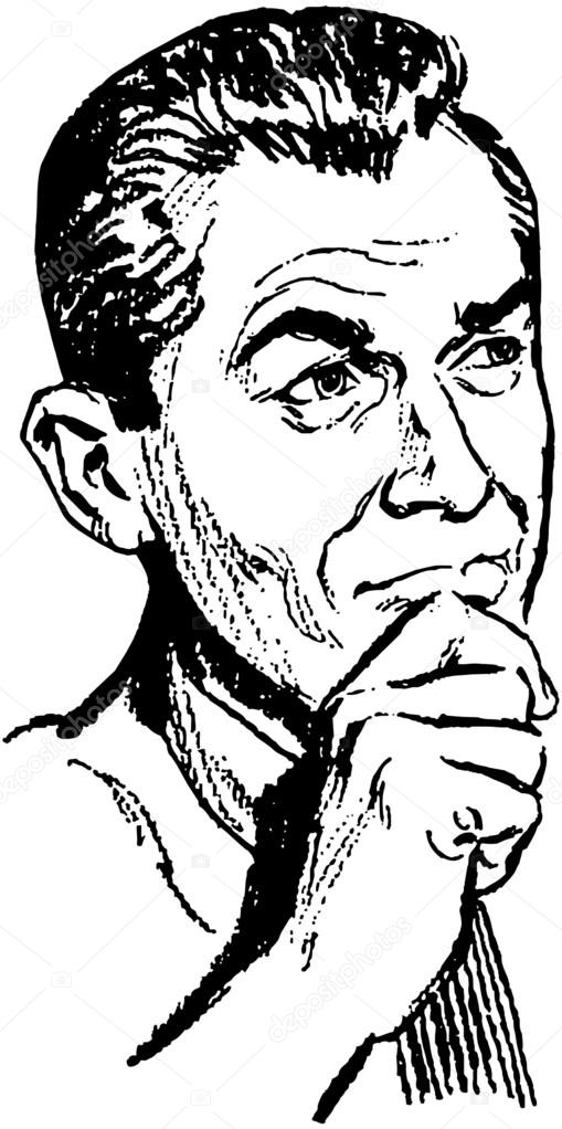 Image result for pondering man