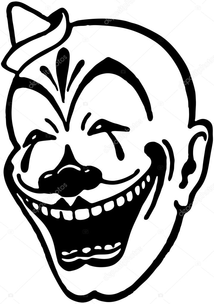 Clown Face Stock Illustration - Download Image Now - Clown, Human Face,  Cheerful - iStock