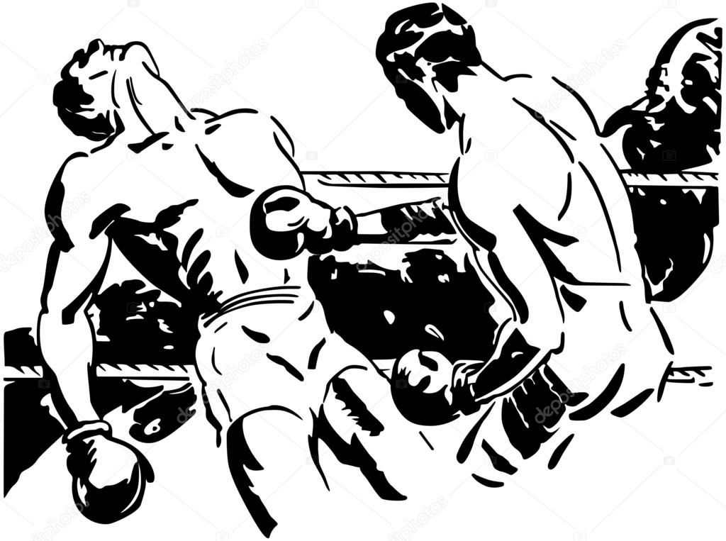 Knockout Punch Stock Vector Image by ©RetroClipArt 55669081