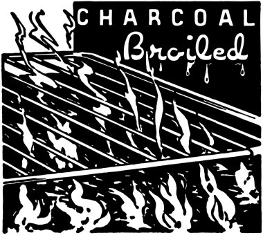 Charcoal Broiled clipart