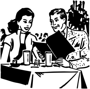 Happy Diners clipart