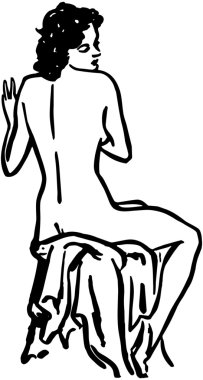 çıplak model