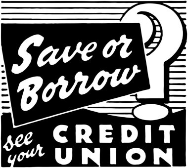 Save Or Borrow? clipart