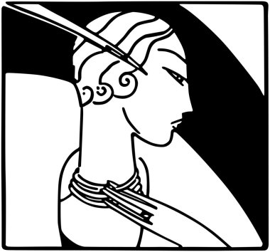 Art Deco moda Güzellik