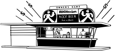 Root Beer Stand clipart