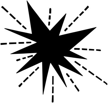 Retro Yıldız Yağmuru