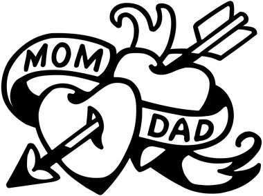 Download Retro Mom And Dad Free Vector Eps Cdr Ai Svg Vector Illustration Graphic Art