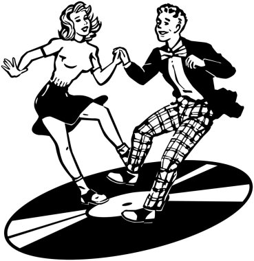 Retro dansçılar