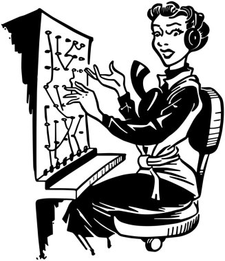 Switchboard Operator clipart