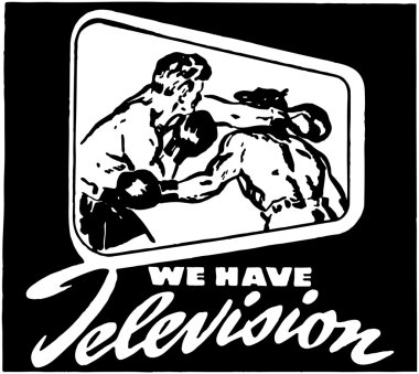 We Have Television clipart