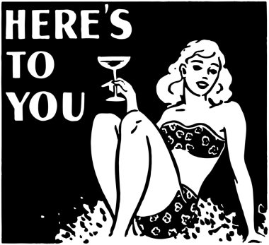 Here's To You clipart