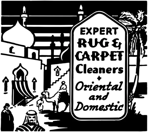 Expert Rug Cleaners — Stock Vector