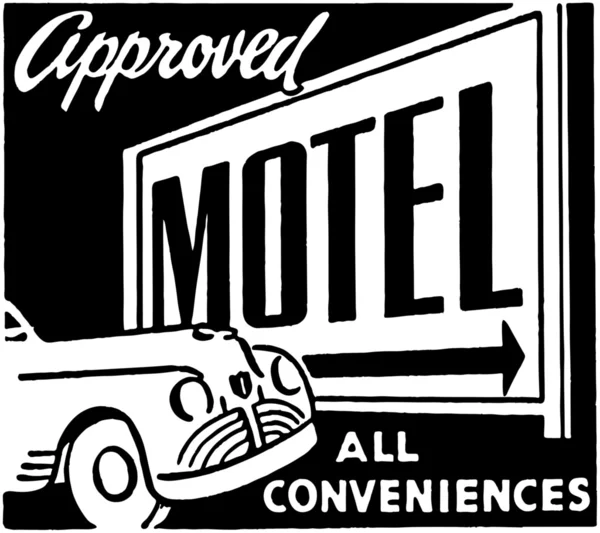 Motel approuvé — Image vectorielle