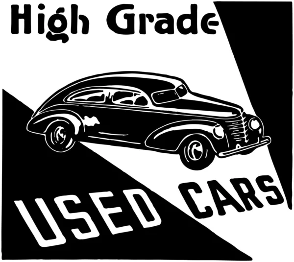 High Grade Used Cars — Stock Vector