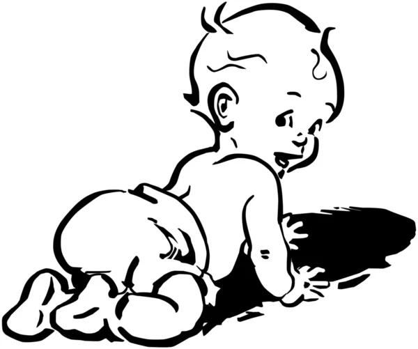 婴儿纸尿裤 — 图库矢量图片